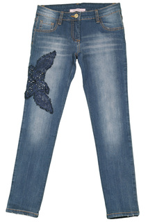 JEANS W/EMBROIDERY Miss Blumarine