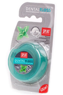 Мятная тонкая зубная нить с во SPLAT