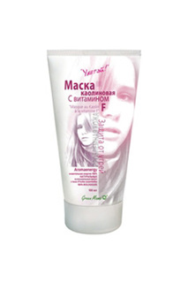 Маска каолиновая с витамином F GREEN MAMA