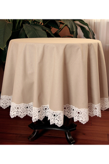 Скатерть круглая "Виктория" NATUREL