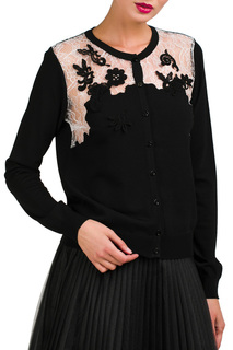 Кардиган с кружевом Blumarine