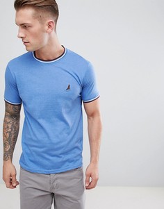 Футболка с полосатой отделкой Brave Soul - Синий