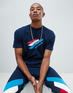 Темно-синяя футболка adidas Originals Palmerston DJ3451 - Темно-синий