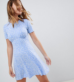 Чайное платье мини в горошек ASOS DESIGN Petite - Мульти