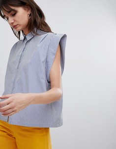 Свободная рубашка в полоску ASOS DESIGN - Мульти