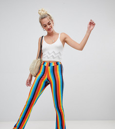 Расклешенные брюки в полоску Daisy Street - Мульти