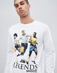 Свитшот с принтом ASOS DESIGN - Белый