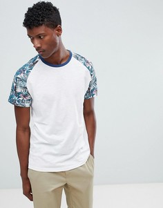 Футболка с рукавами реглан и принтом Jack & Jones Originals - Белый