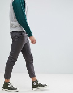 Узкие укороченные брюки Jack & Jones - Серый