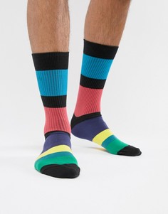 Носки в полоску с логотипом Paul Smith - Мульти