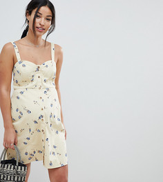 Сарафан с мелким цветочным принтом ASOS DESIGN Maternity - Мульти