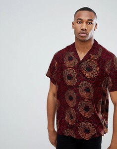 Oversize-рубашка с узором ASOS DESIGN - Розовый