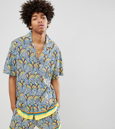 Oversize-рубашка с принтом Reclaimed Vintage inspired - Мульти