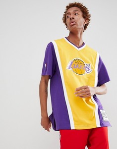 Фиолетовая футболка Mitchell & Ness NBA Lakers - Фиолетовый