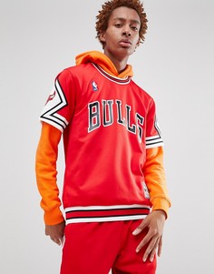 Красная футболка Mitchell & Ness NBA Chicago Bulls - Синий