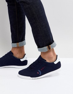 Темно-синие замшевые кроссовки Ben Sherman Retro Target - Синий