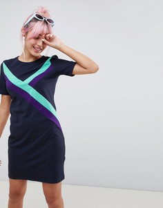Платье в полоску Monki Sporty - Темно-синий