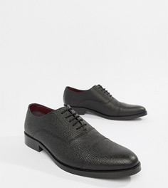 Черные кожаные ботинки на шнуровке ASOS DESIGN - Черный