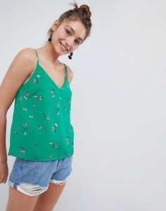 Топ на бретельках с цветочным принтом ASOS DESIGN - Мульти