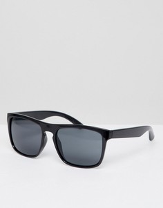 AJ Morgan square sunglasses in black - Черный