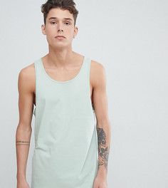 Светло-зеленая удлиненная свободная майка ASOS DESIGN Tall - Зеленый