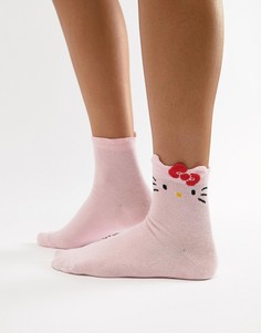 Носки с бантиками Hello Kitty x ASOS DESIGN - Розовый