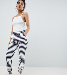 Джоггеры скинни в полоску ASOS DESIGN Petite - Мульти