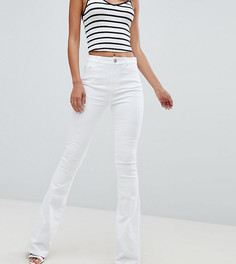 Белые расклешенные брюки ASOS DESIGN Tall - Белый