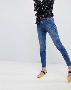 Синие моделирующие джинсы New Look - Синий