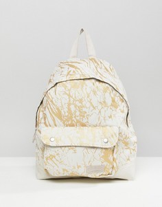 Белый рюкзак с мраморным принтом Eastpak - Белый