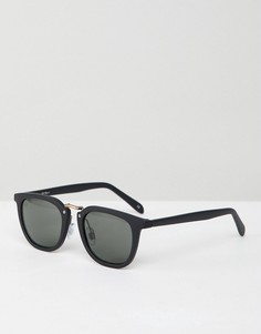 Квадратные солнцезащитные очки в черной оправе Jeepers Peepers - Черный
