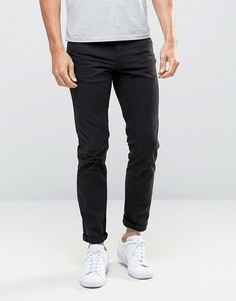 Черные джинсы слим с 5 карманами Pull&Bear - Черный