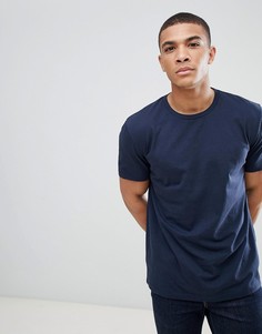 Темно-синяя свободная футболка ASOS DESIGN - Темно-синий