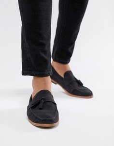 Темно-синие лоферы из искусственной замши с кисточками New Look - Темно-синий