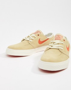 Бежевые кроссовки Nike SB Zoom Stefan Janoski 333824-217 - Оранжевый
