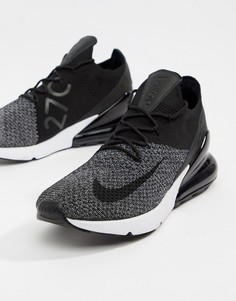 Черные кроссовки Nike Air Max 270 Flyknit AO1023-001 - Черный