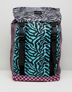Рюкзак в стиле колор блок с принтом ASOS DESIGN - Мульти