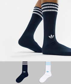 2 пары темно-синих носков adidas Originals DH3363 - Синий