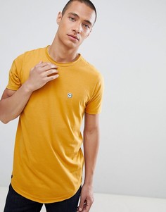 Длинная футболка с необработанным краем Le Breve - Желтый