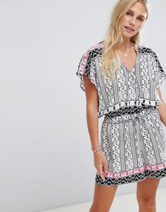 Ромпер с вышивкой Seafolly - Мульти