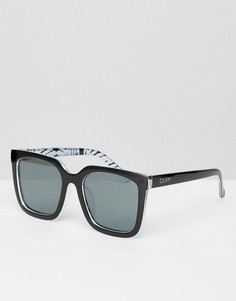 Квадратные солнцезащитные очки Quay Australia genesis - Черный