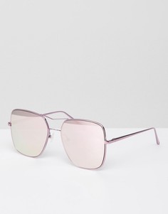 Солнцезащитные очки-авиаторы Quay Australia - Розовый