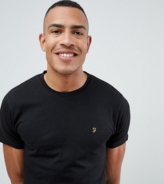 Черная эластичная облегающая футболка Farah Farris - Черный