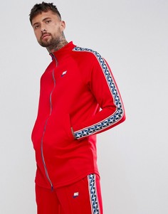 Спортивная куртка с полосками по бокам Nike AJ2681-657 - Красный