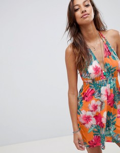 Трикотажное пляжное платье ASOS DESIGN - Мульти