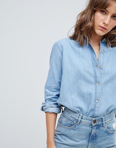 Джинсовая рубашка MiH Jeans - Синий