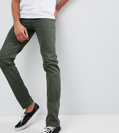 Зеленые джинсы узкого кроя ASOS DESIGN Tall - Зеленый