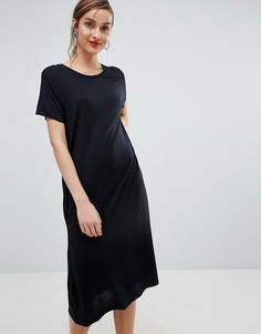 Трикотажное платье миди Selected Femme - Черный
