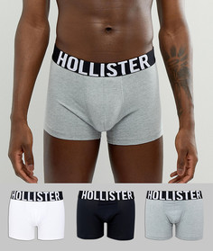 Набор из 3 боксеров-брифов с логотипом Hollister - Мульти