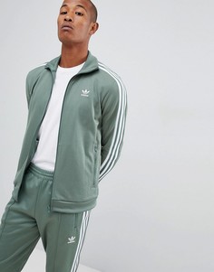 Зеленая спортивная куртка adidas Originals Beckenbauer DH5820 - Зеленый